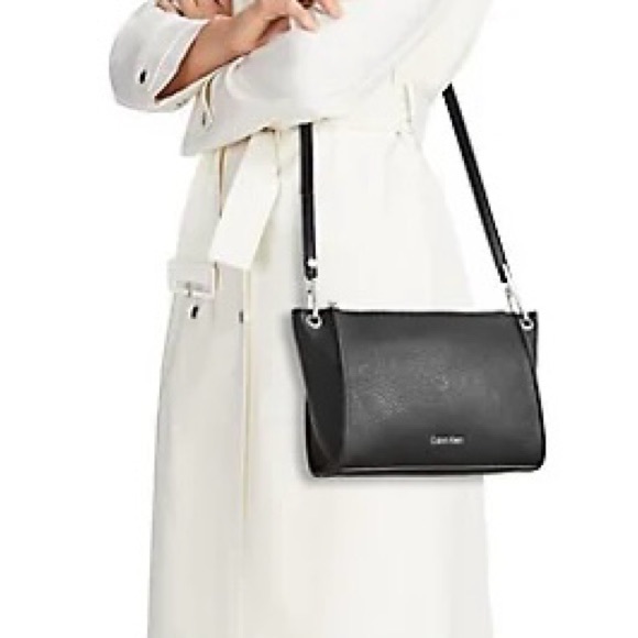 Calvin Klein Women's Reyna Crossbody Vegan Leather Purse - Picture 11 of 11